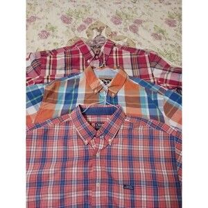 Chaps Shirts Short Sleeve.liesure Mens SzXL Bundled 23-26